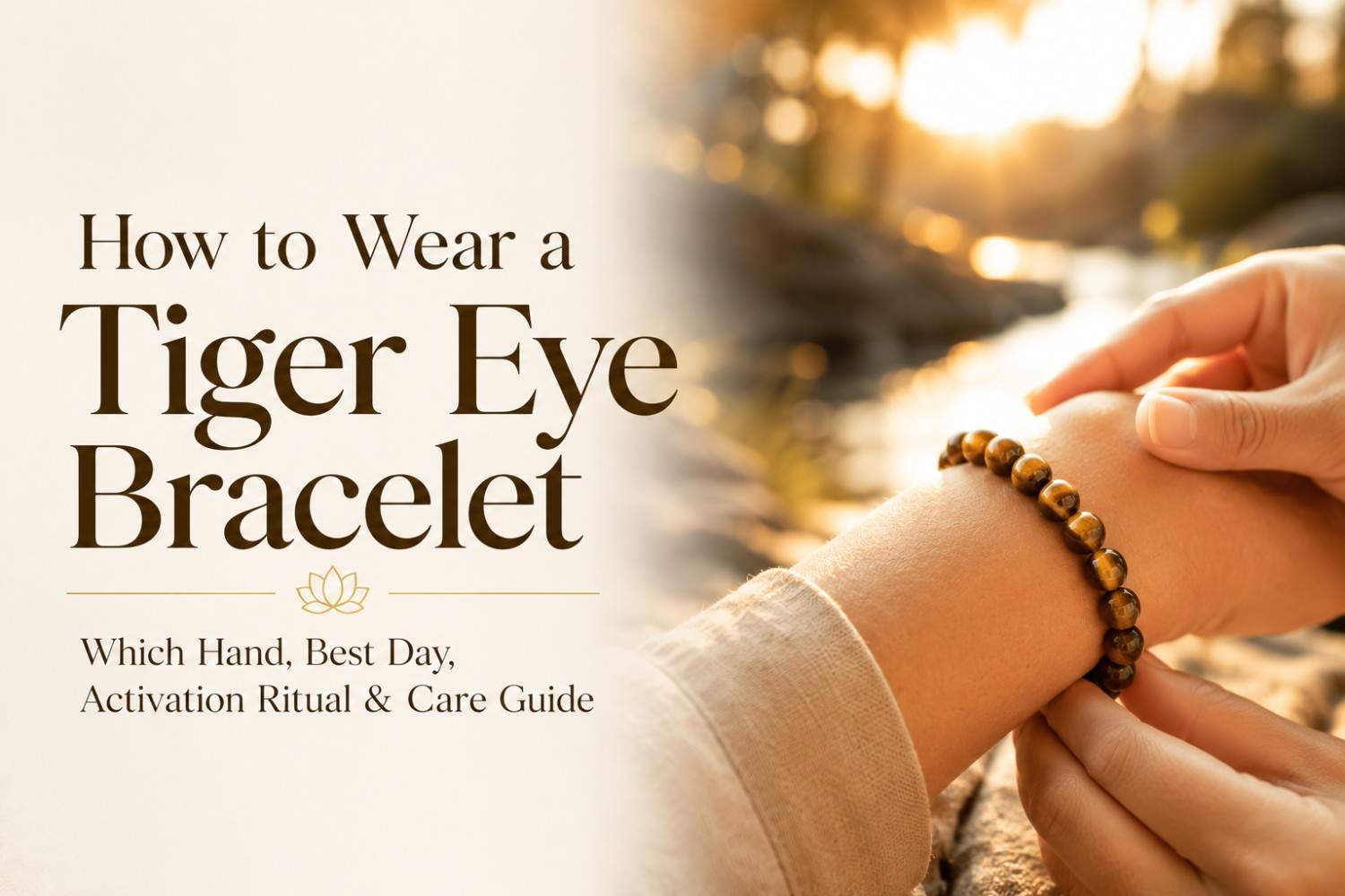 How to Wear & Use a Tiger Eye Bracelet for Confidence and Protection