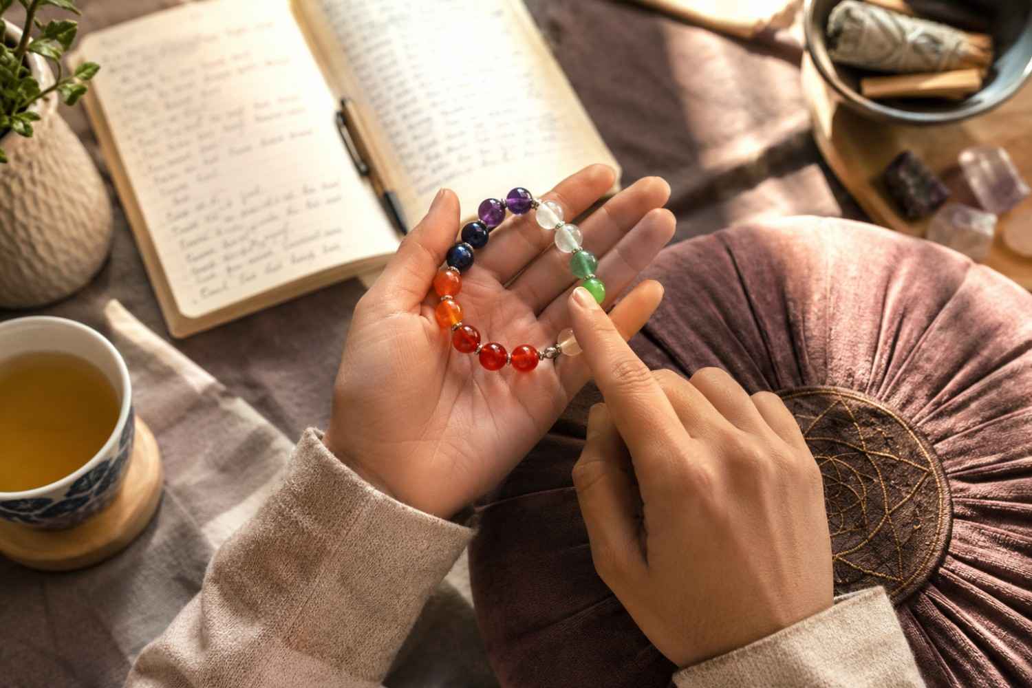 7 chakra bracelet for daily balance