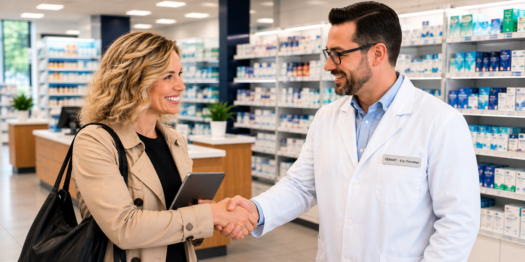 Représentant Courtier Horizon en rencontre client