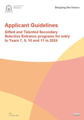 Key dates and applicant guidelines for 2023 - Department of Education