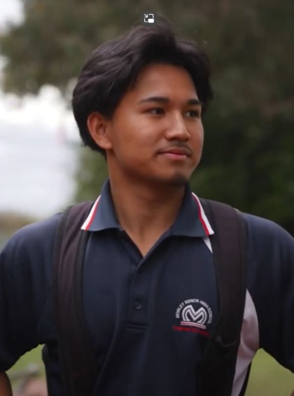 Laysin international student from Morley Senior High School