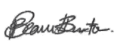 Signature of Philippa Beamish Burton, Acting Chief Finance Officer of the Department of Education.