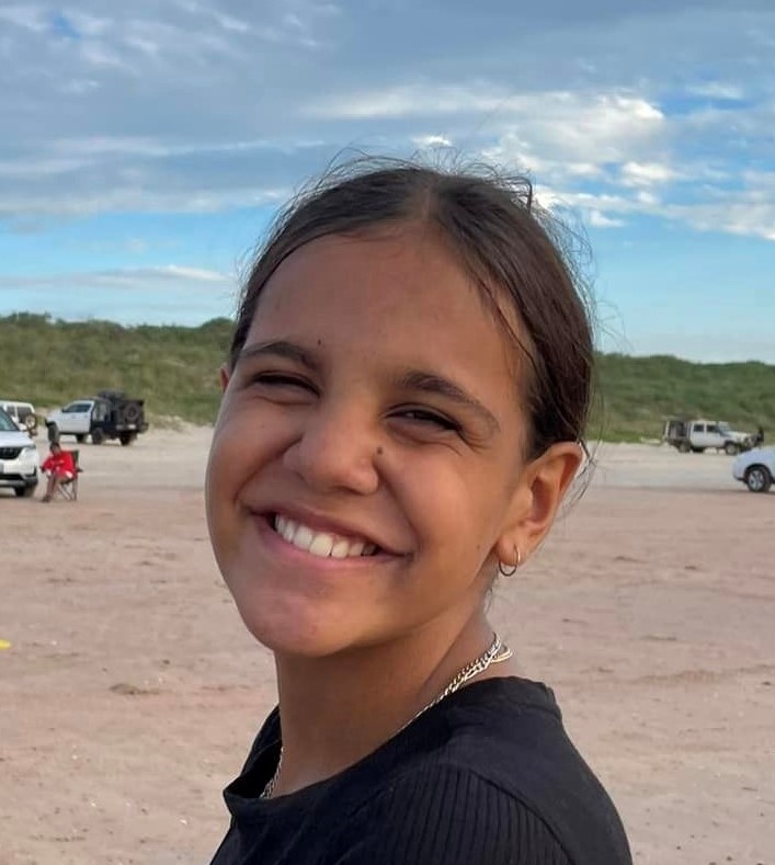Happy, smiling Broome Residential College student