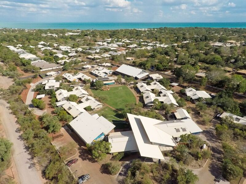 Aerial view of Broome Residential College