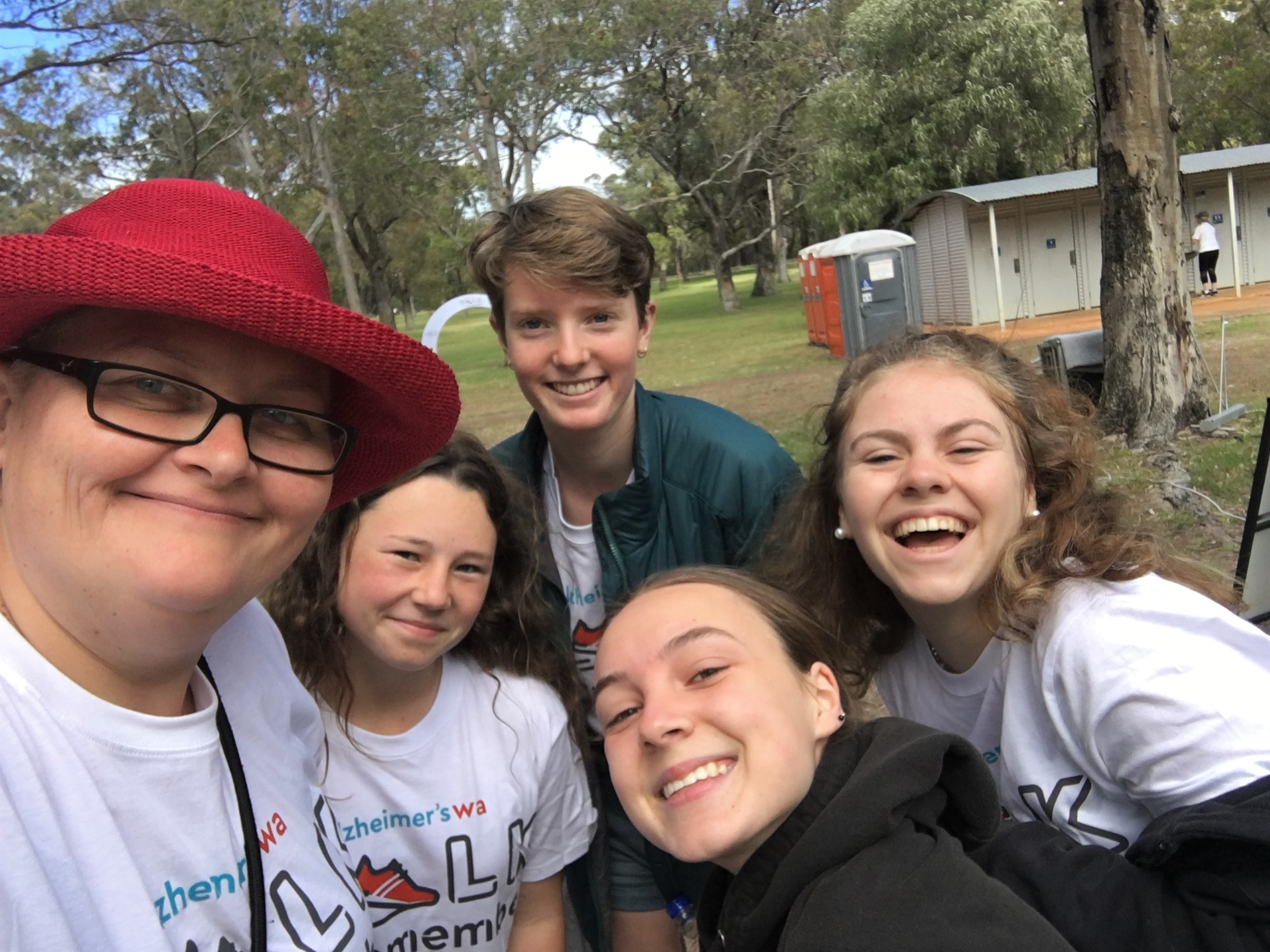 City Beach Residential College supervisor with happy boarders