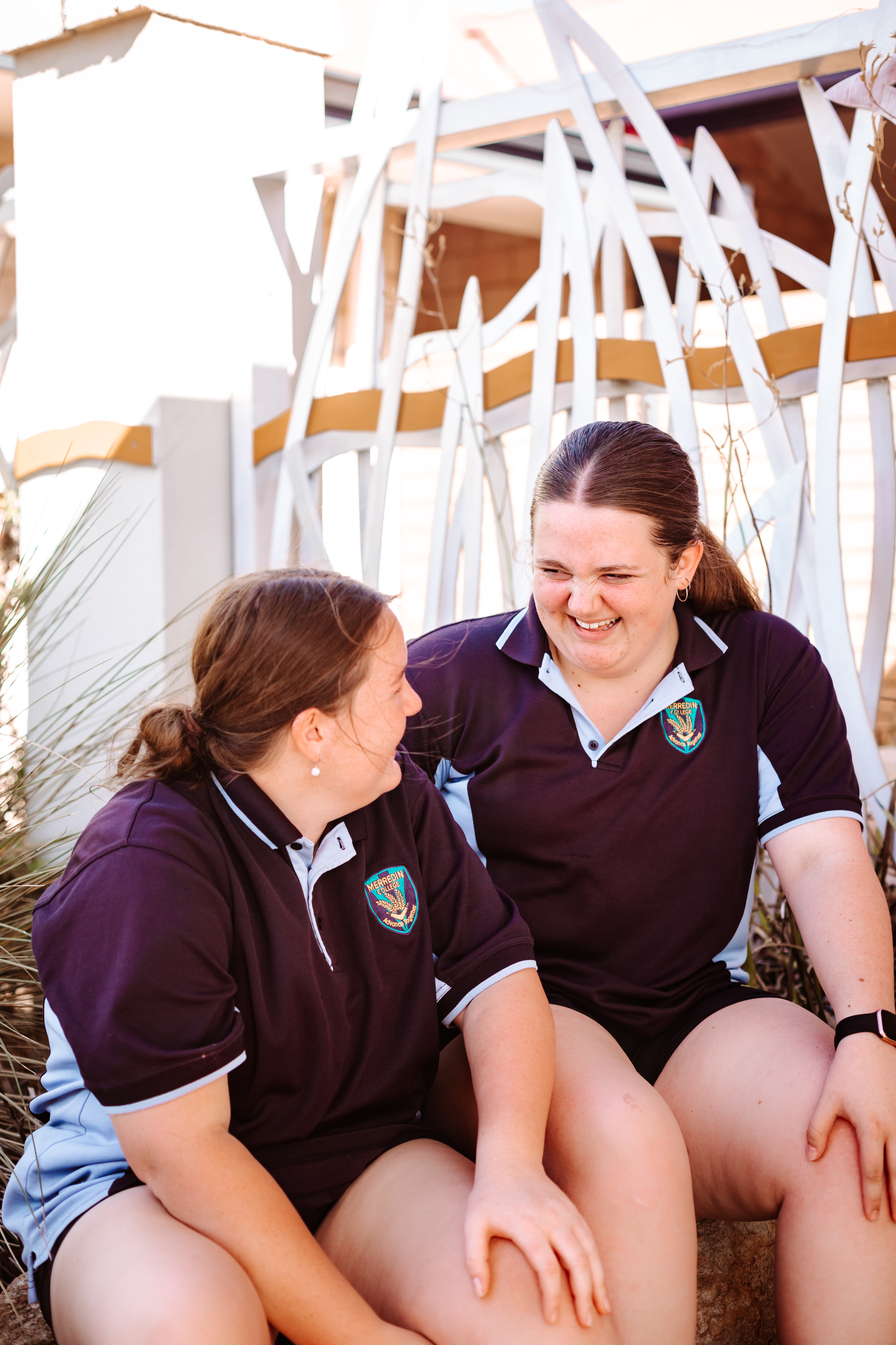 Merredin College students smiling