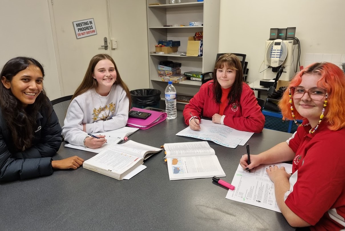 Esperance Residential College boarders studying