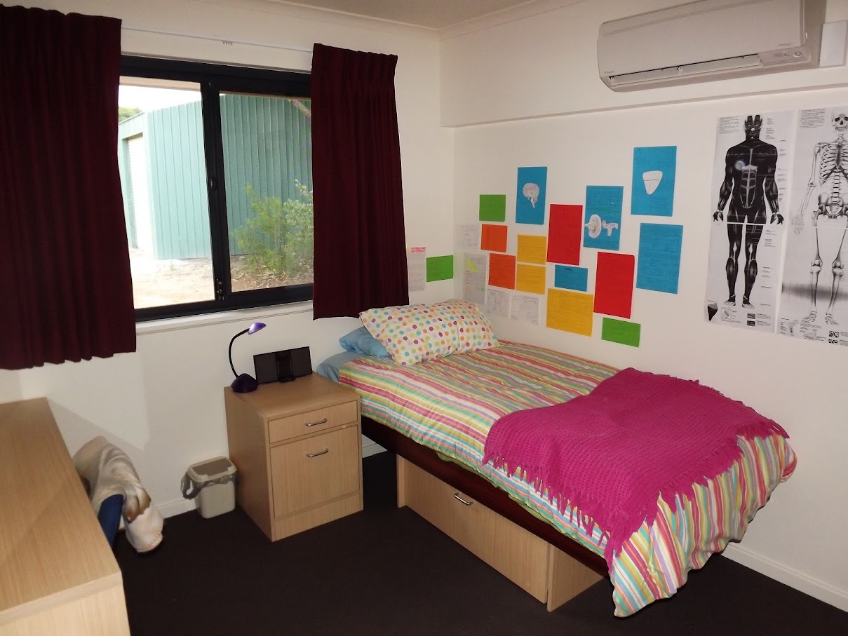 Boarders can personalise their own bedrooms at Esperance Residential College