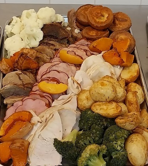 Delicious roast dinner at Esperance Residential College