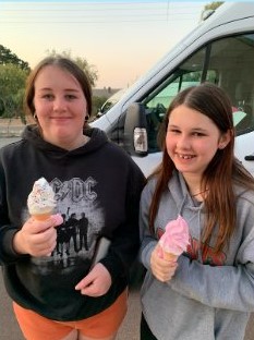 Making new friends and eating ice-cream at Merredin Residential College