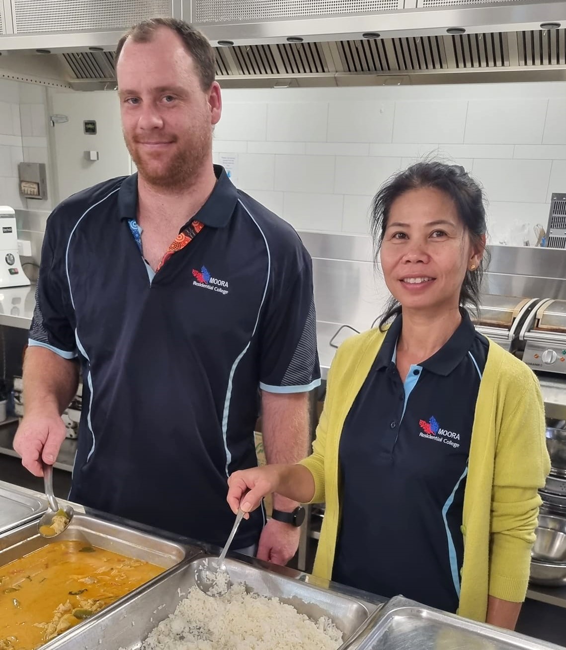 Supervisor and cook from Moora Residential College