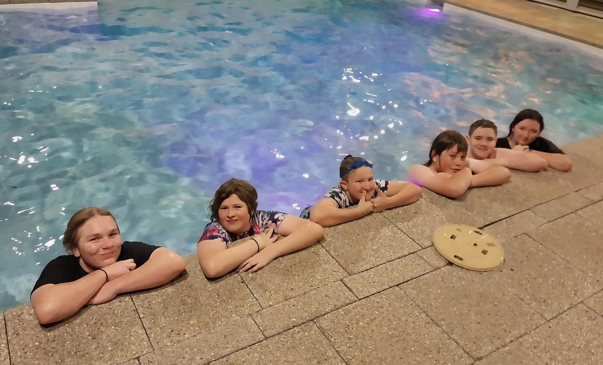 Night swimming at Moora Residential College