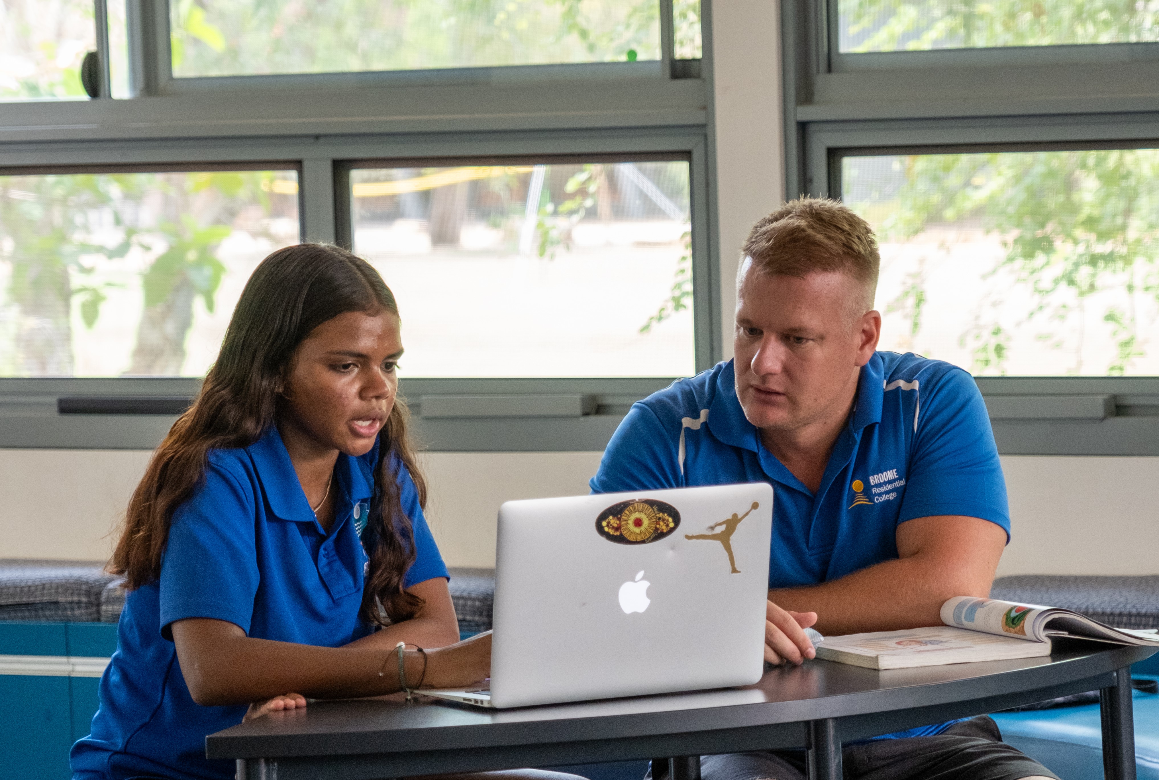 Boarders can receive one-on-one tutoring at Broome Residential College