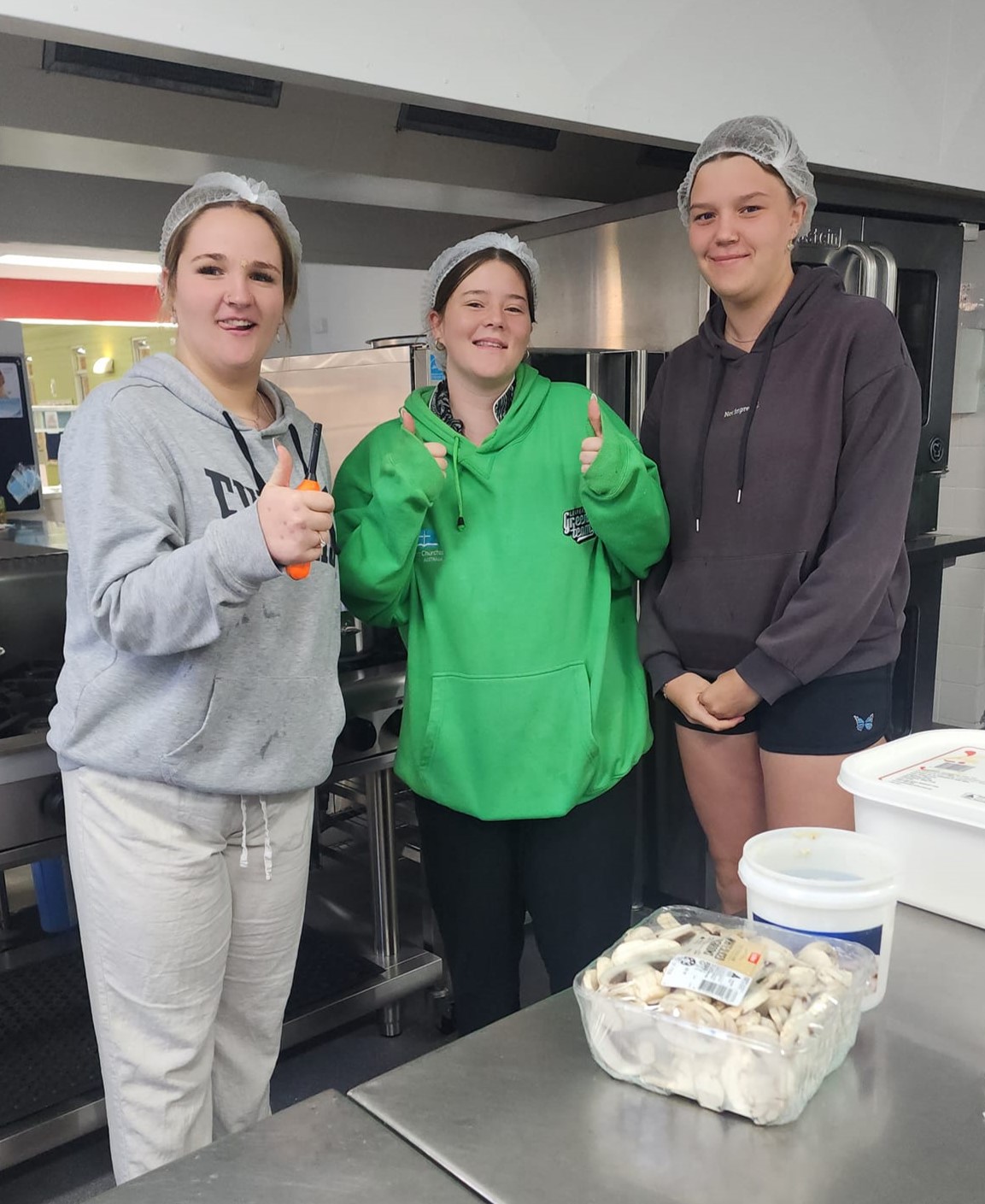 Narrogin Residential College boarders enjoy helping out by baking