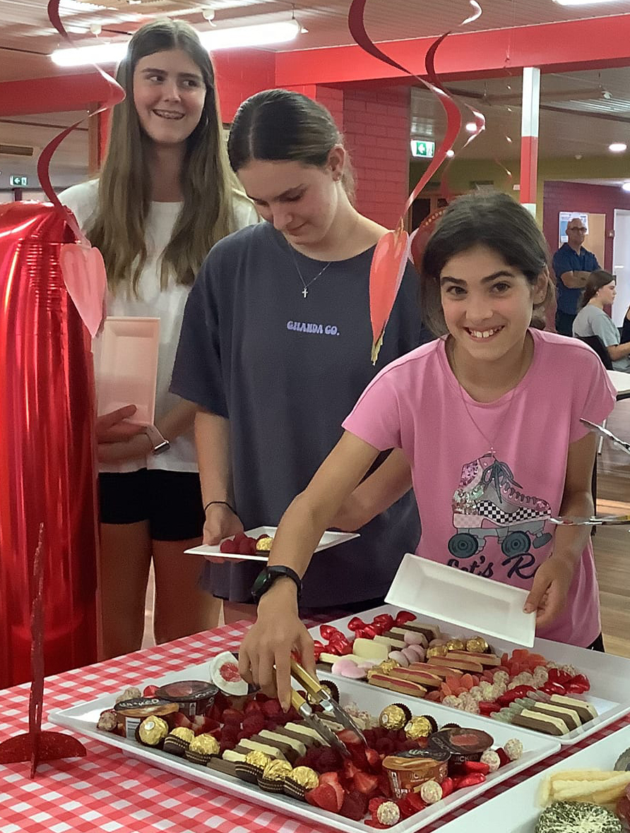 Celebration Valentine's Day dinner at Narrogin Residential College