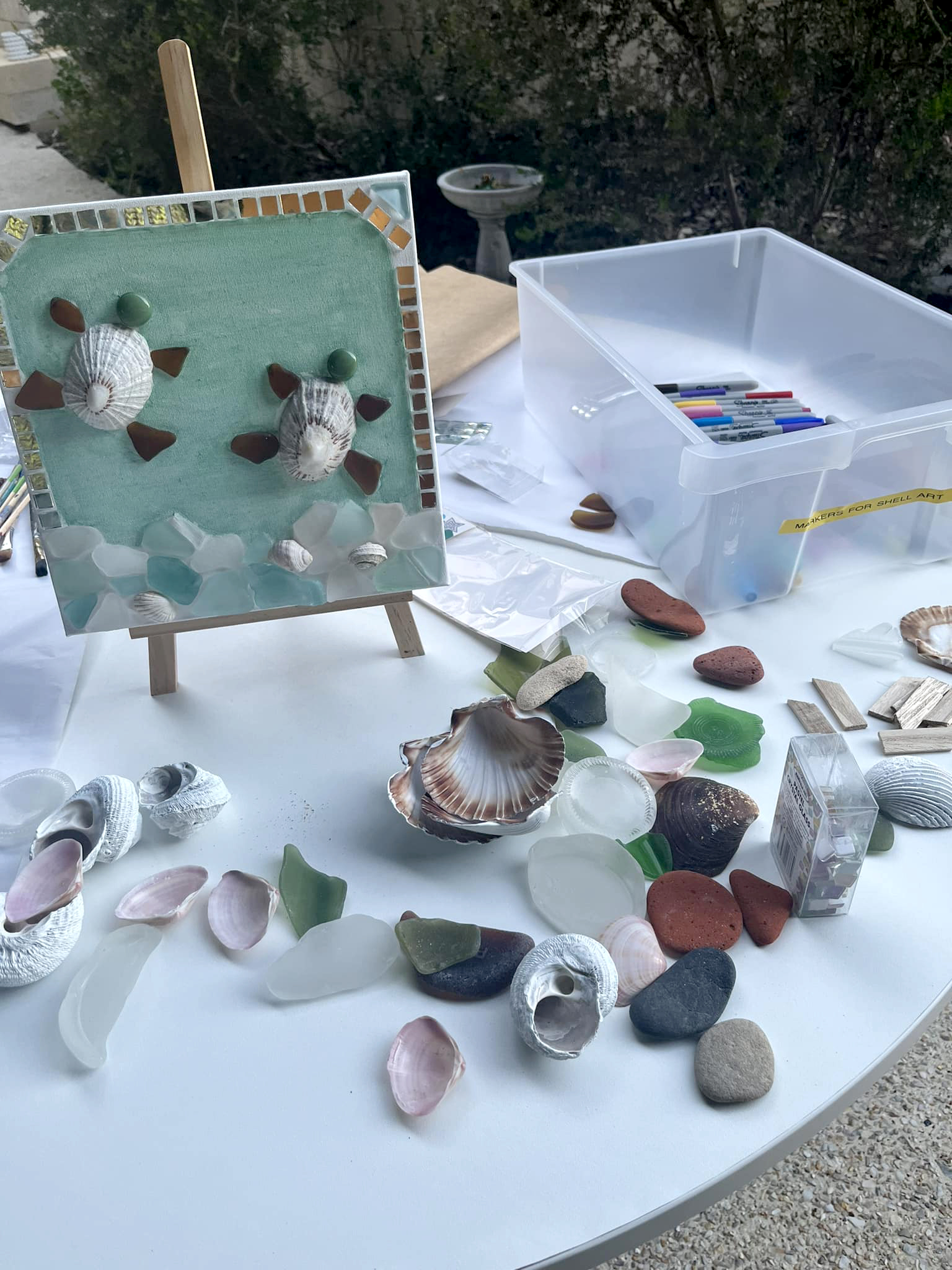 City Beach Residential College boarders can enjoy after school activities like 'glass art'