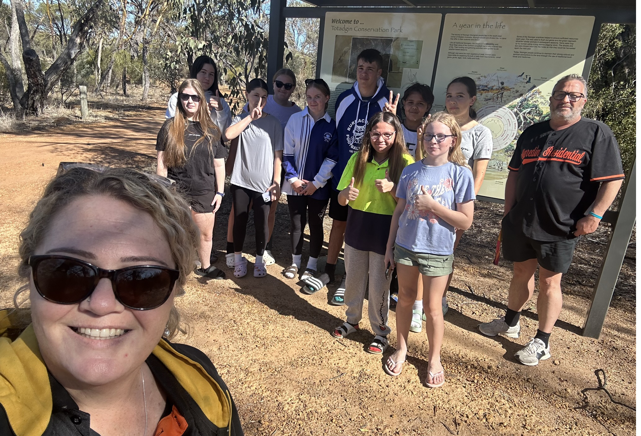 Nature walks for Merredin Residential College boarders