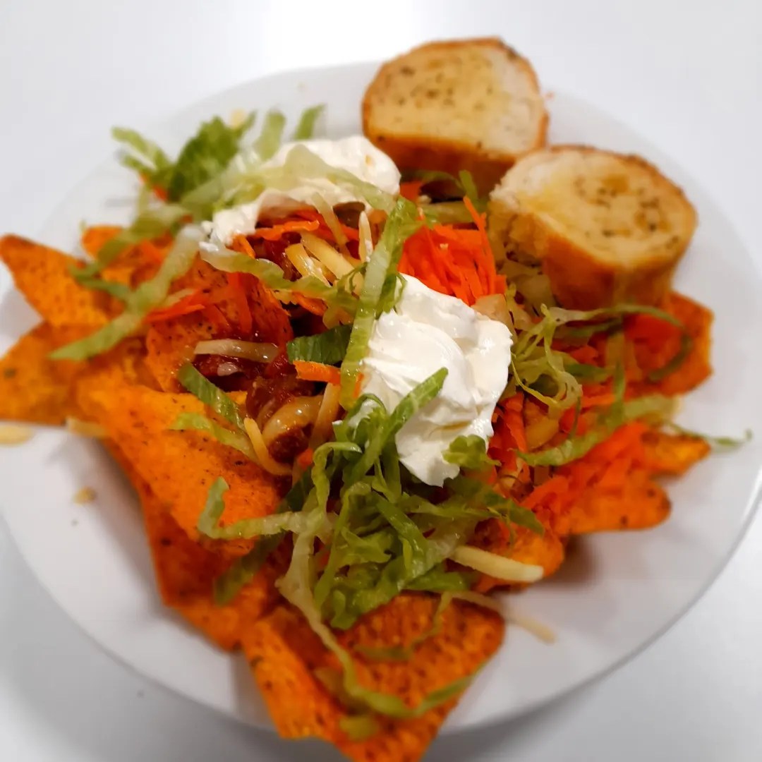Nachos for dinner at Northam Residential College