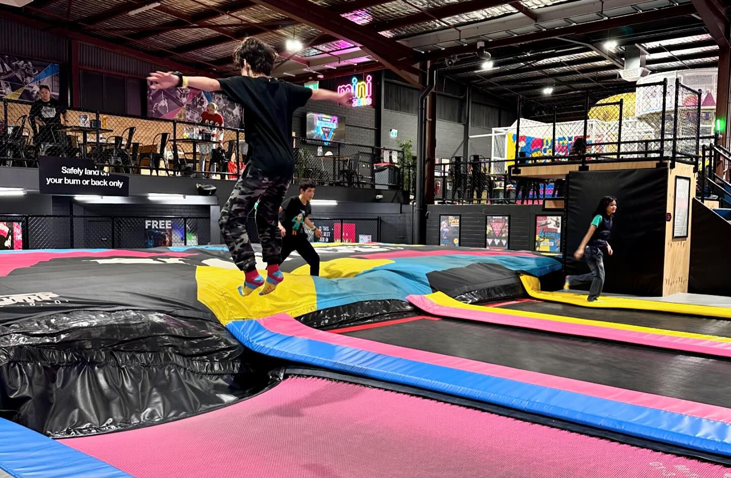 Fun excursion to Bounce trampoline centre for City Beach Residential College boarders