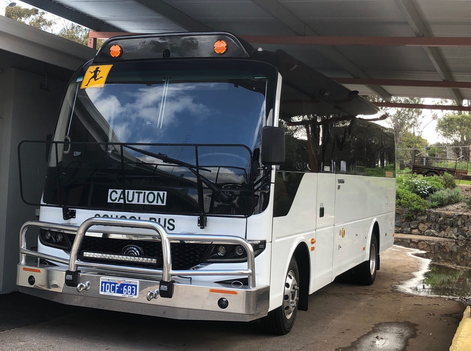 Northam Residential College has a large 24-seater bus