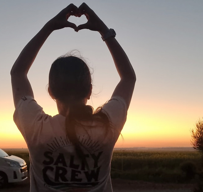 Loving a clear Moora sunset