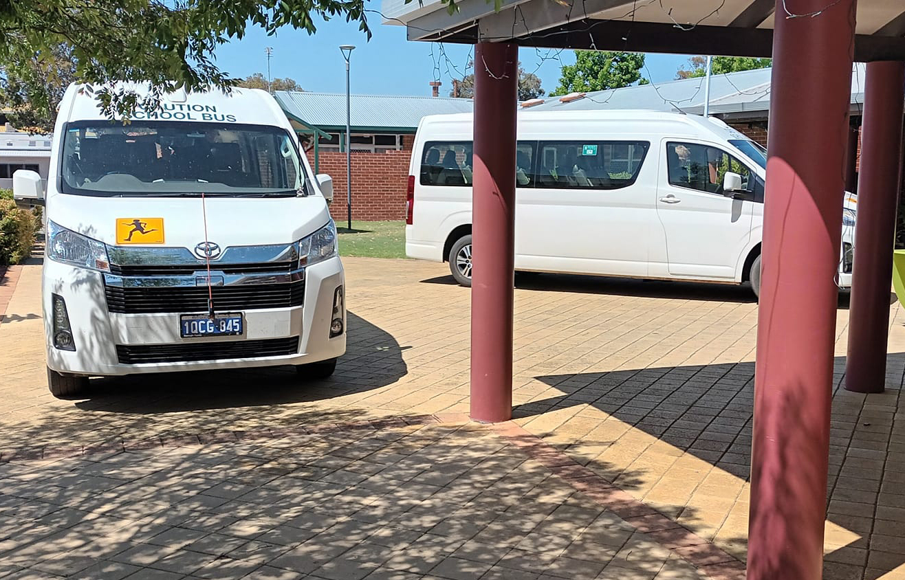 Narrogin Residential College has 2 buses