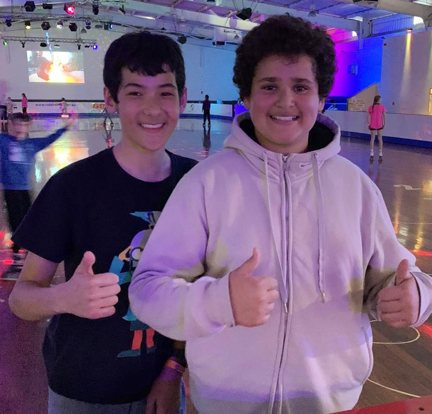 City Beach Residential College boarders can enjoy fun excursions, like to Rollerzone.