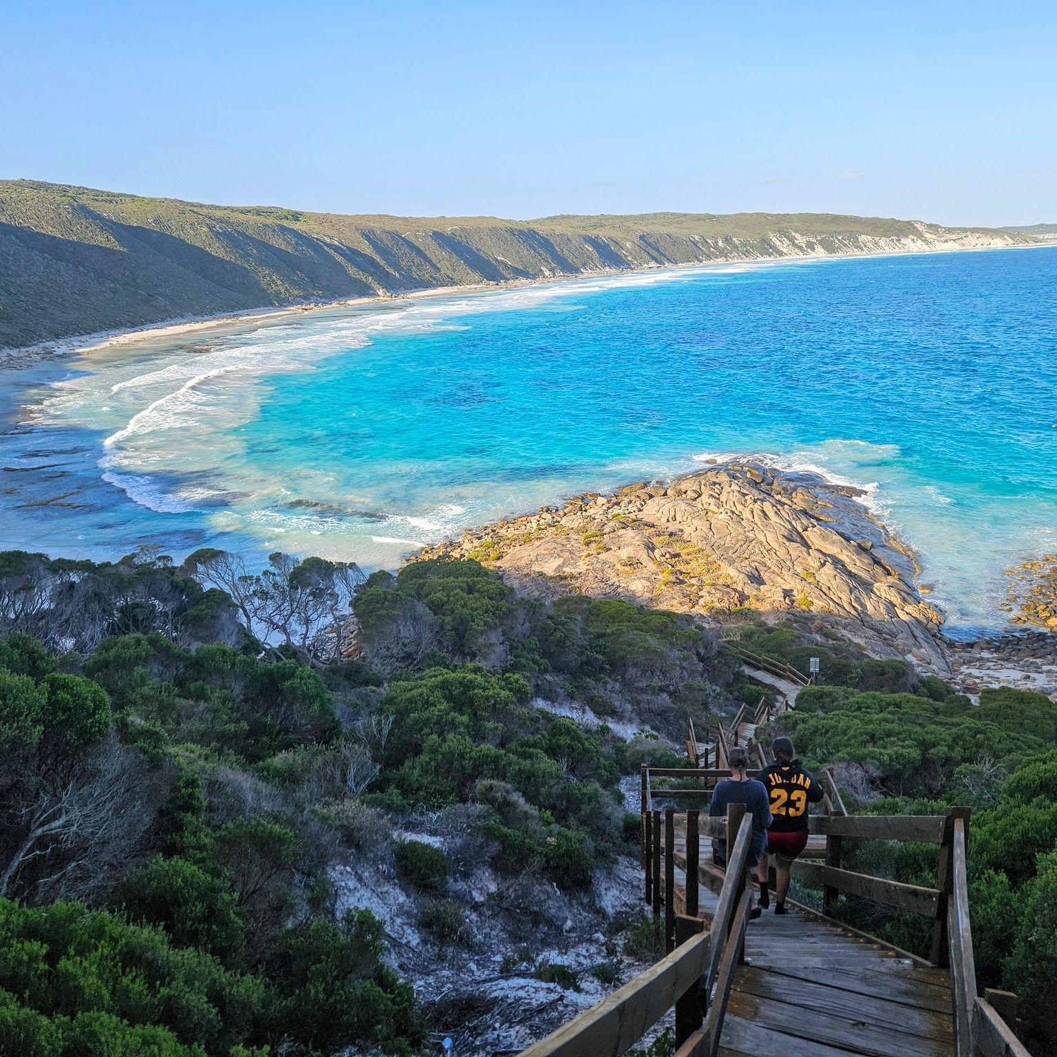 Walk to Observatory Point for some Esperance Residential College boarders