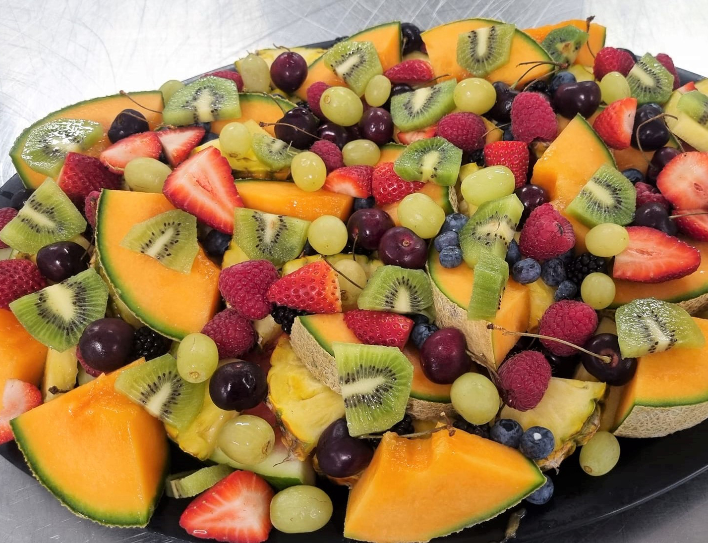 Crisp fruit salad on offer at Moora Residential College