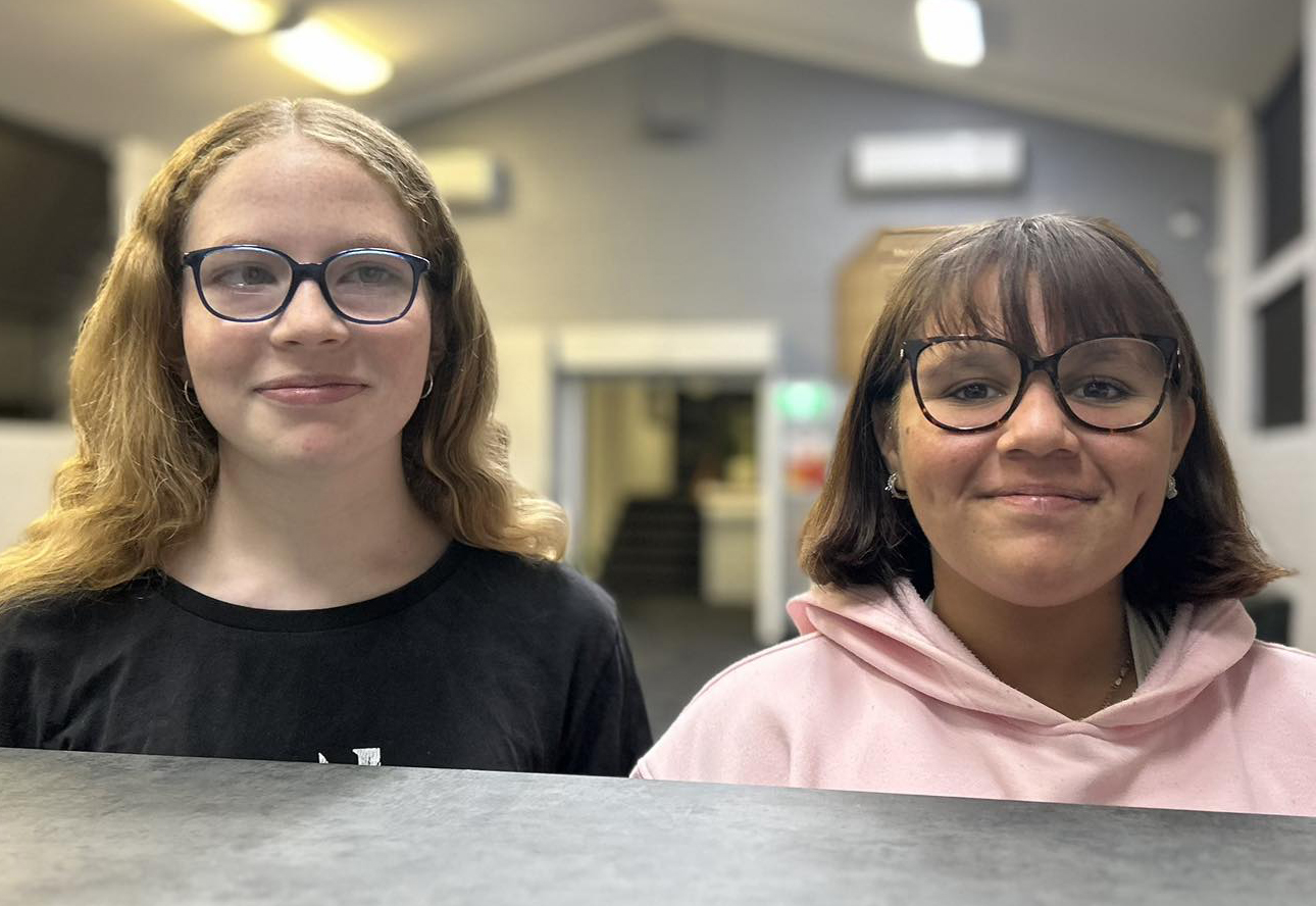 2 smiling girls from Merredin Residential College