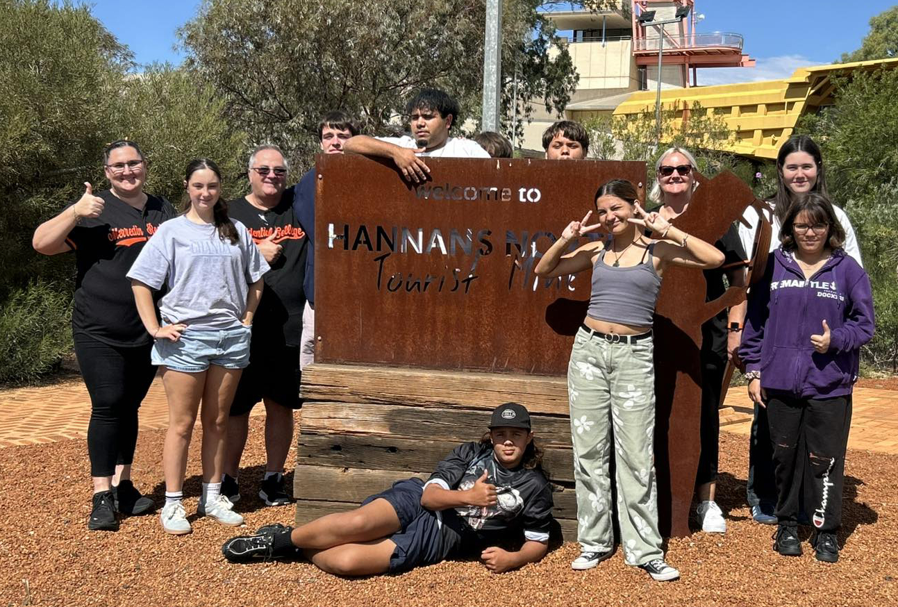 Merredin Residential College boarders on an excursion to Kalgoorli with supervisors