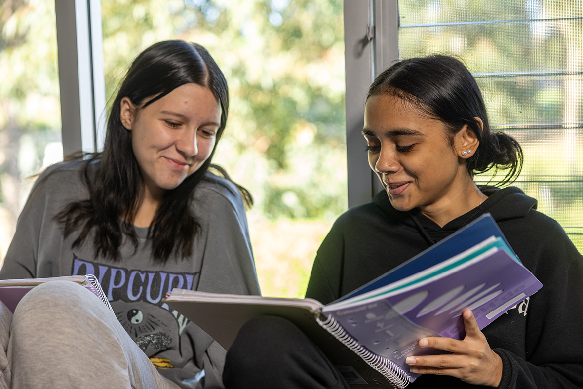 Esperance Residential College boarders reading