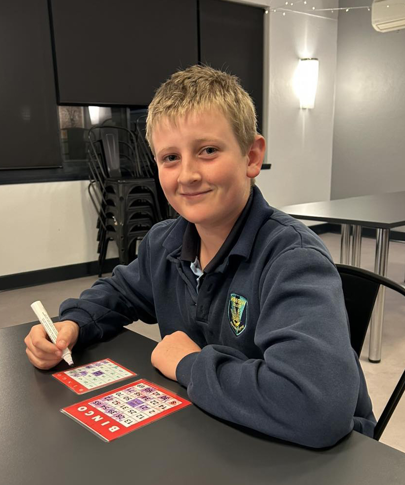 BINGO is a fun after-school activity for Merredin Residential College