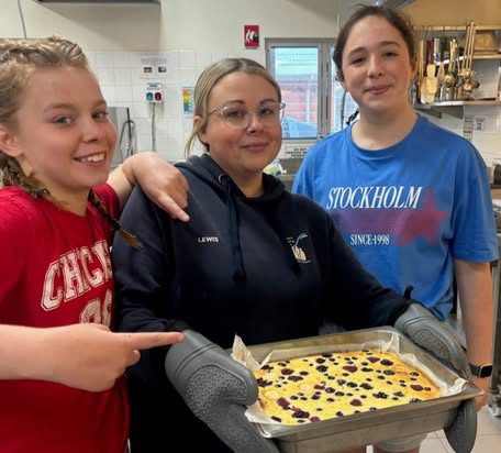 Baking with Esperance Residential College boarding supervisor.