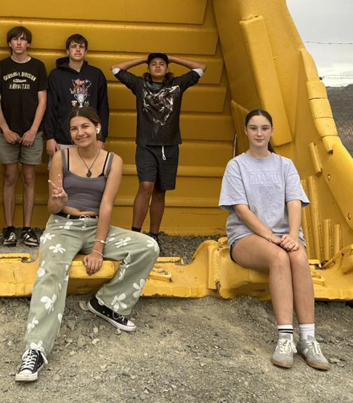 Merredin Residential College boarders on an excursion to Kalgoorli with supervisors.