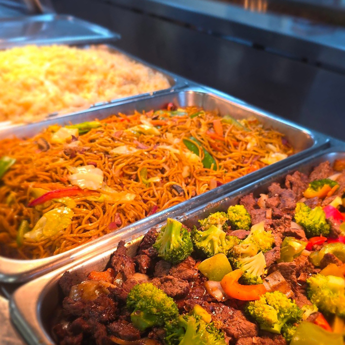 Chinese Hokkien noodles with beef and broccoli on the menu at Geraldton Residential College.