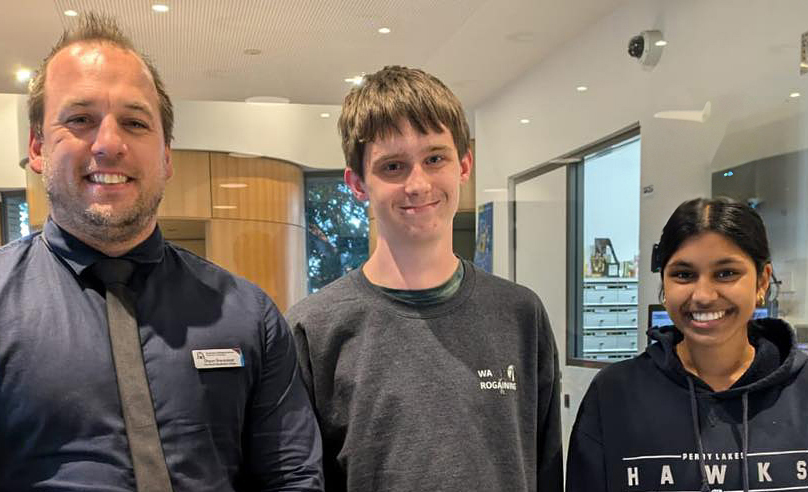 2025 Head students of City Beach Residential College with the college manager