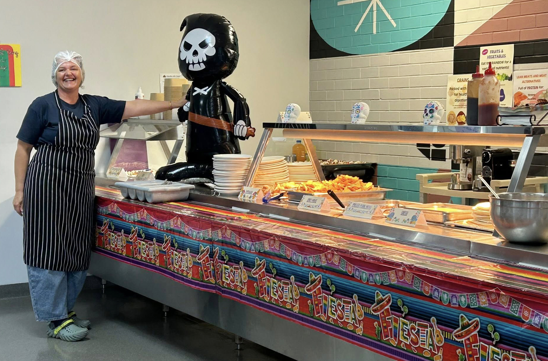 Mexican Night Fiesta Feast for boarders at Albany Residential College