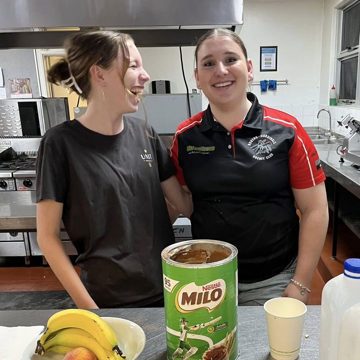 Milo and fruit for after-school snacks for our Geraldton Residential College.