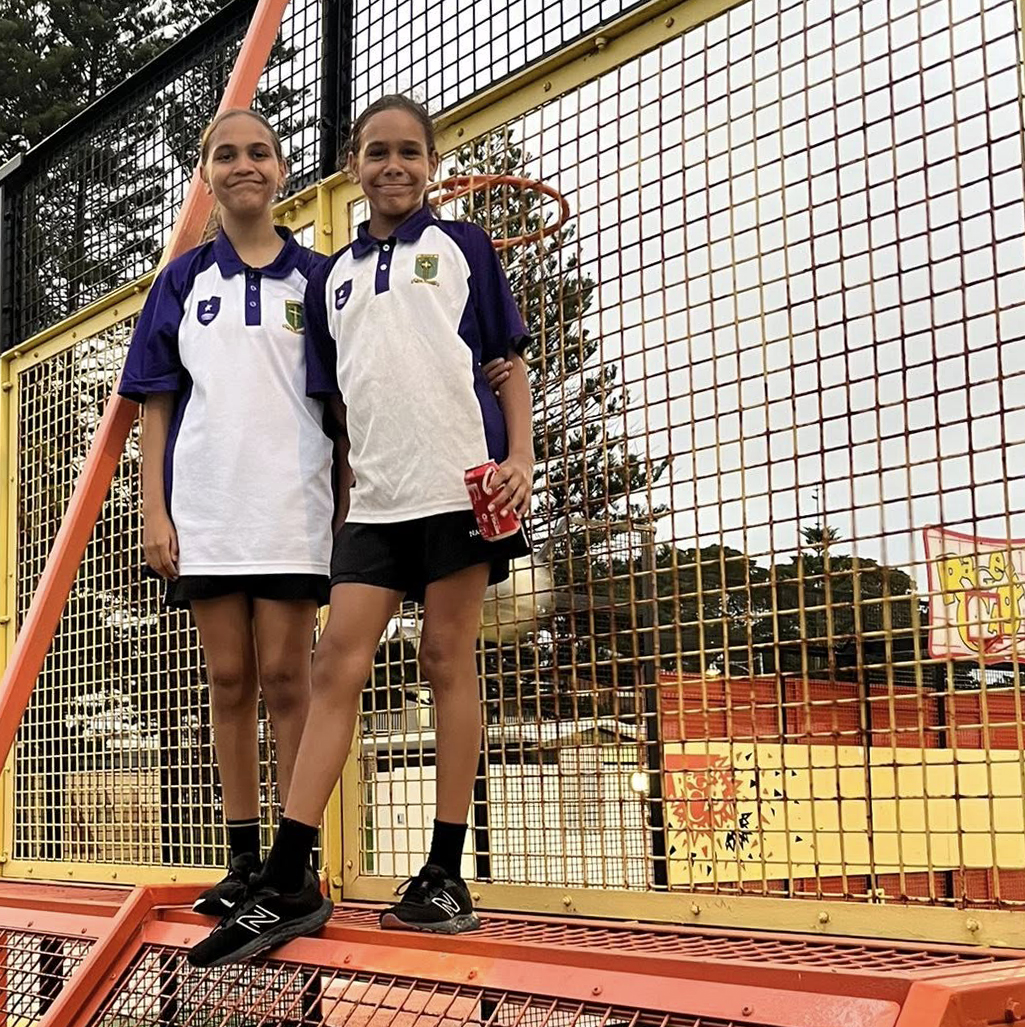 A couple of our boarders from Nagle Catholic College.