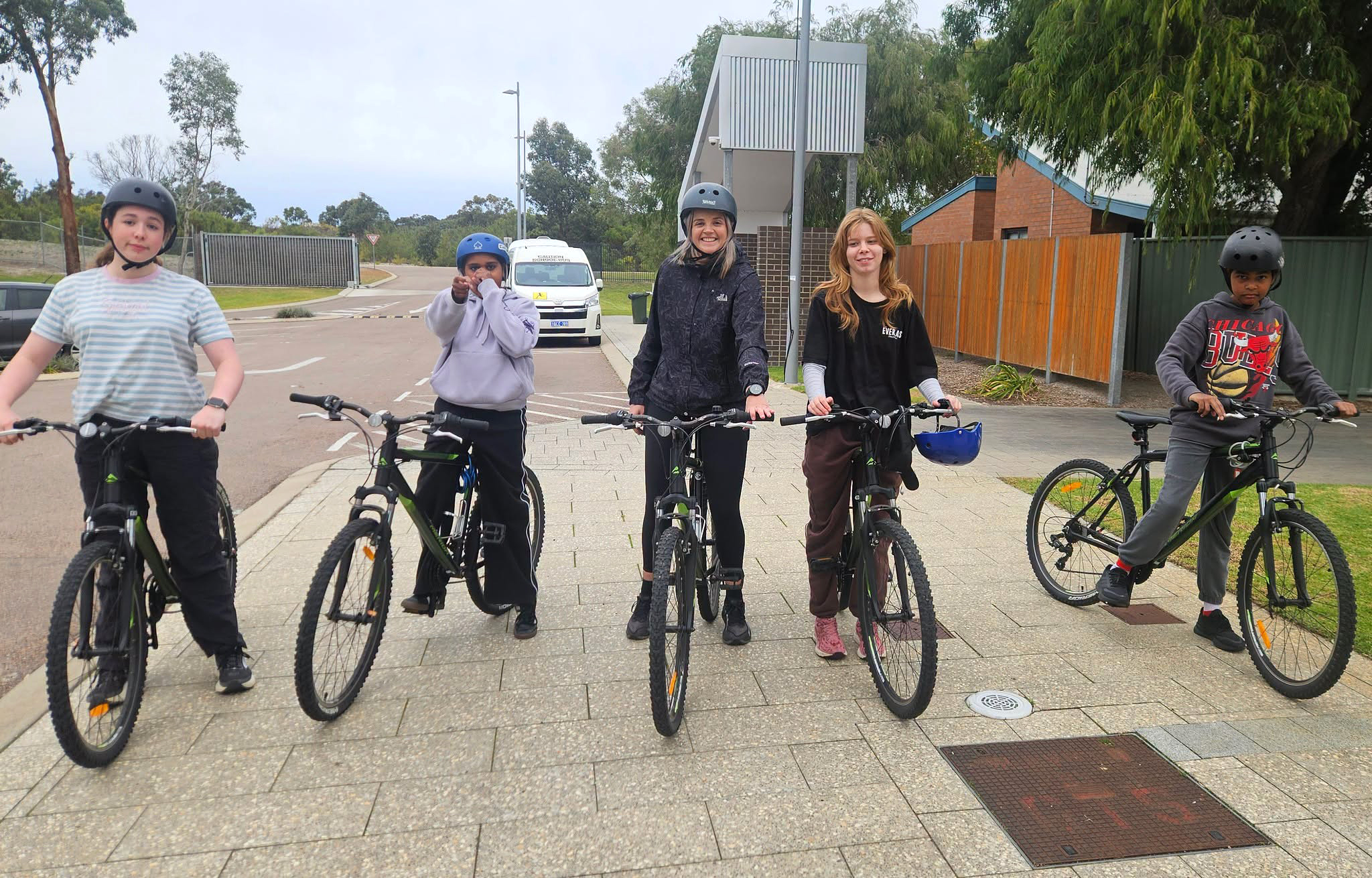 Boarders at Esperance Residential College can ride bikes to and from school and on the weekends.