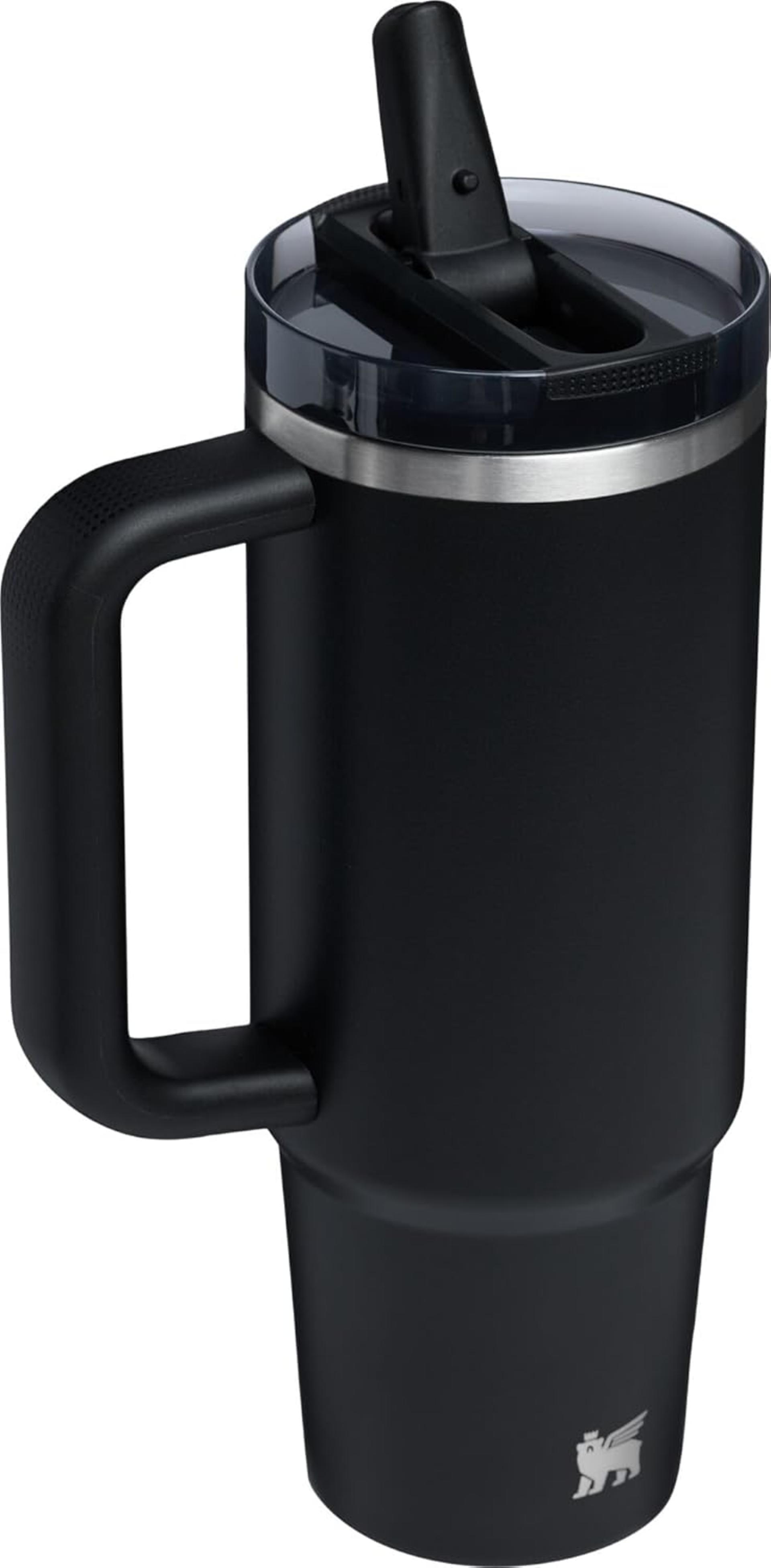 Insulated Stainless Steel Tumbler - 30oz with Flip Straw & Leakproof Lid for Travel - 3