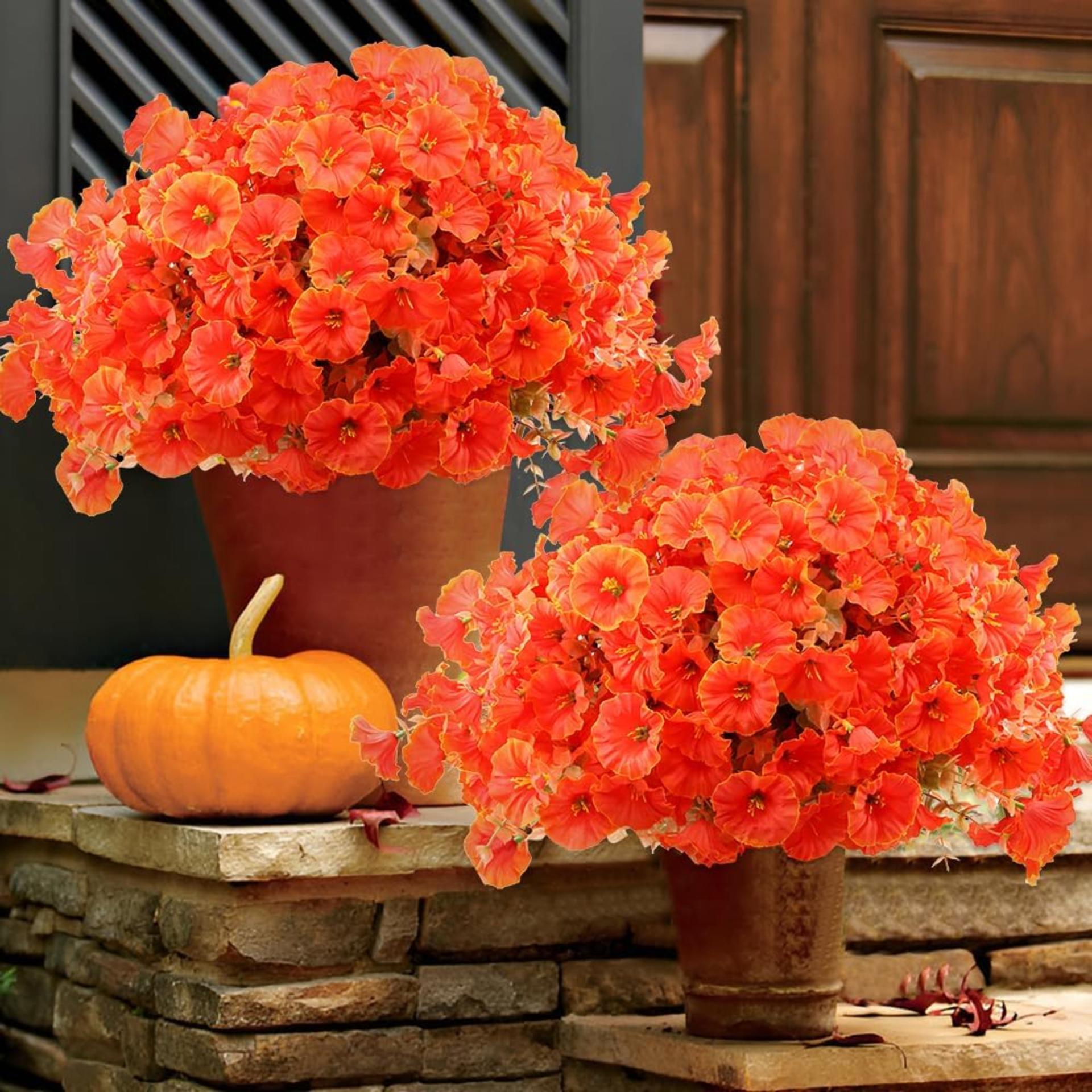 Artificial Grass Plants - 15pcs Synthetic Greenery for Indoor/Outdoor Decor - 3