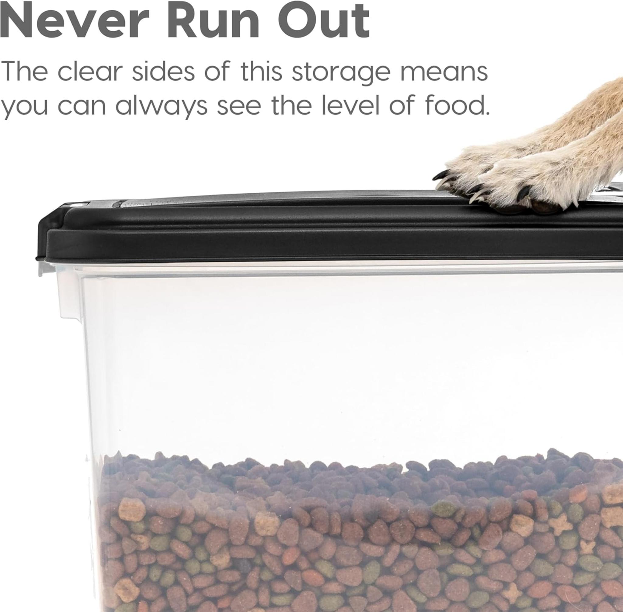 Holds 30 lbs & 11 lbs - BPA Free, Translucent Body
