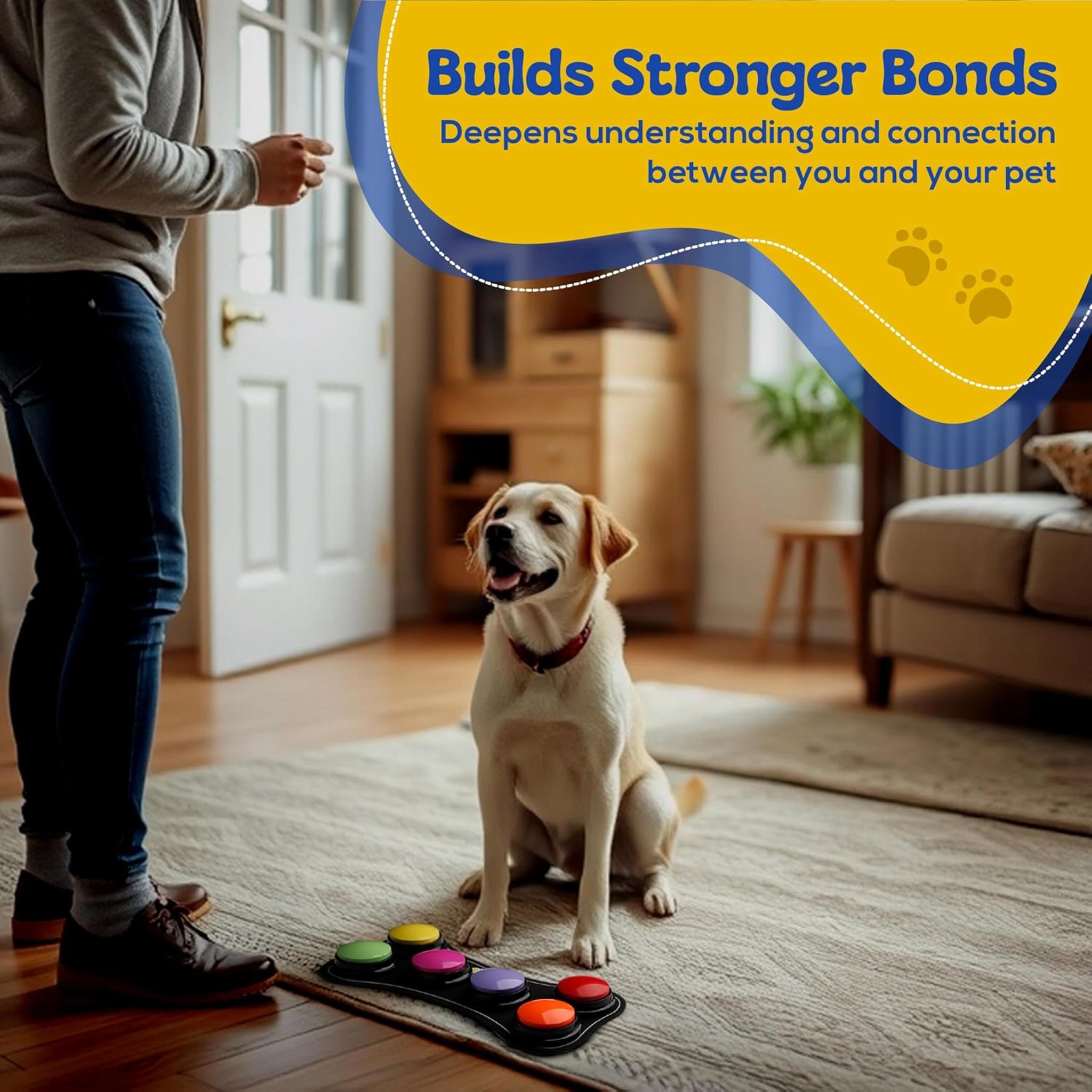 Complete 6-Button Training Kit with Anti-Slip Mat - Includes Clicker & eBook