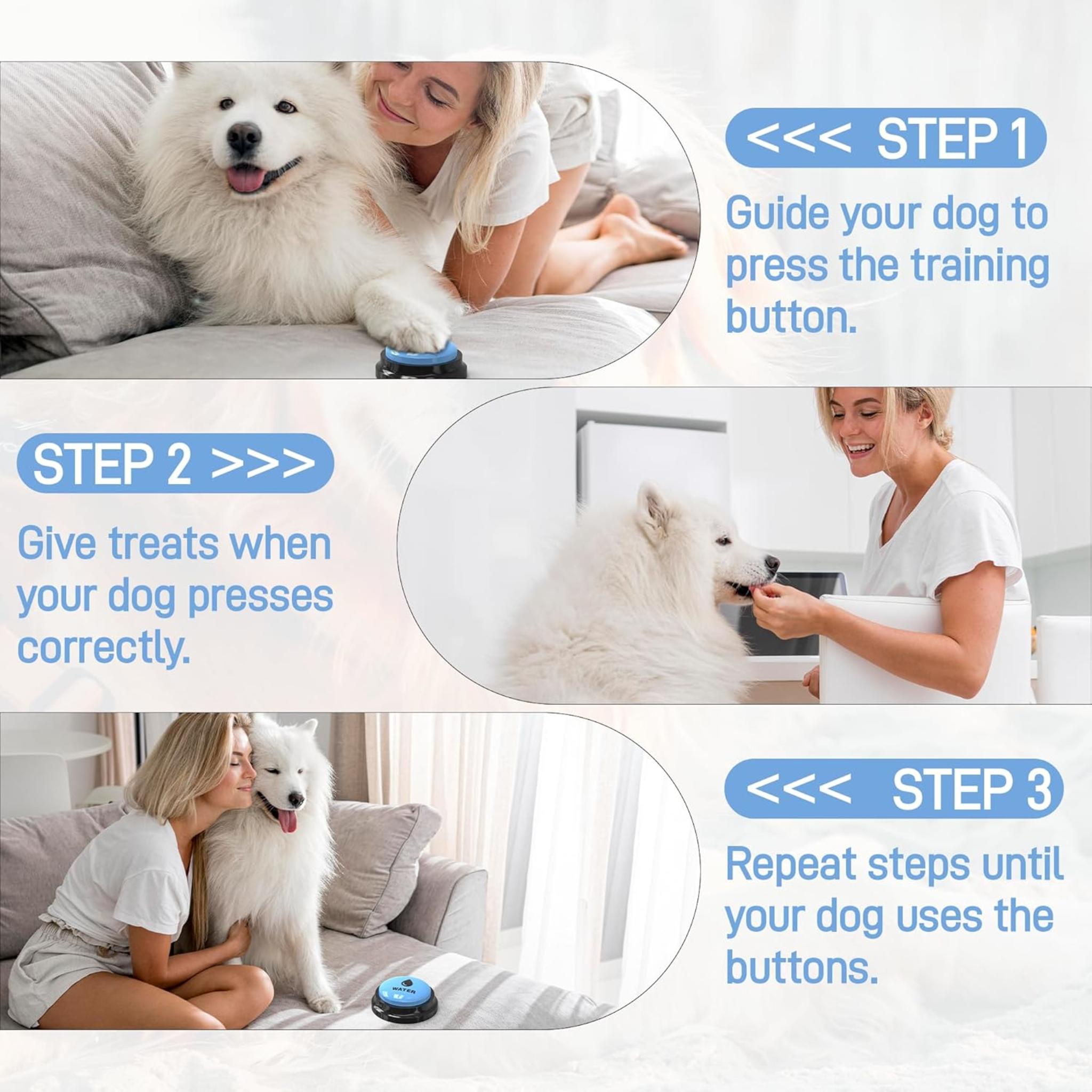 Color-Coded Design, Waterproof Mat - Teach Your Pet to Communicate