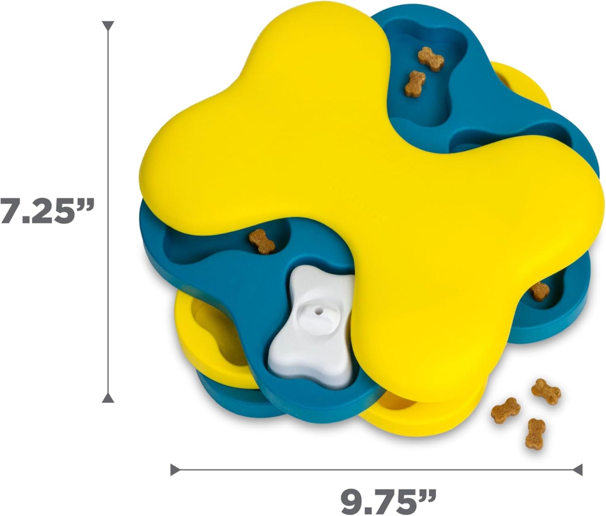 3-Tier Spinning Design - Adjustable Difficulty with Bone Covers | For All Dog Sizes