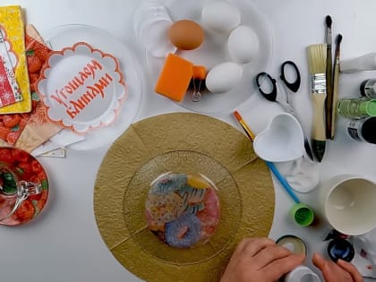 Мастер-класс по декупажу«Разрисую ярко-ярко, я пасхальное яйцо»