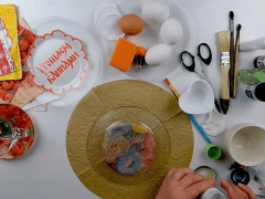 Мастер-класс по декупажу«Разрисую ярко-ярко, я пасхальное яйцо»