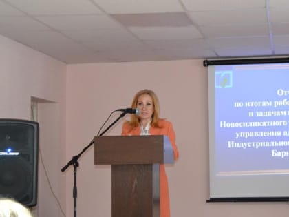 На отчете Новосиликатного территориального управления 7 февраля перед общественностью подведены итоги работы за 2024 год